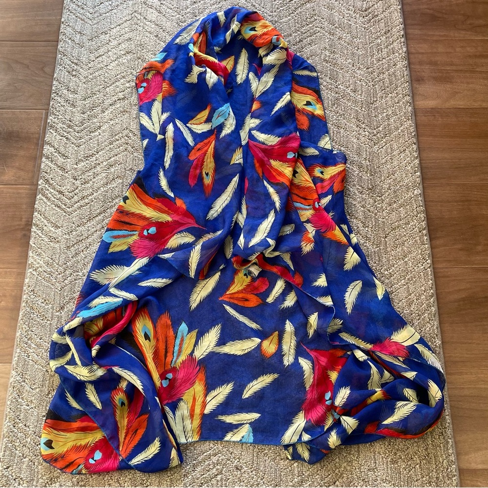 Sleeveless sheer vest